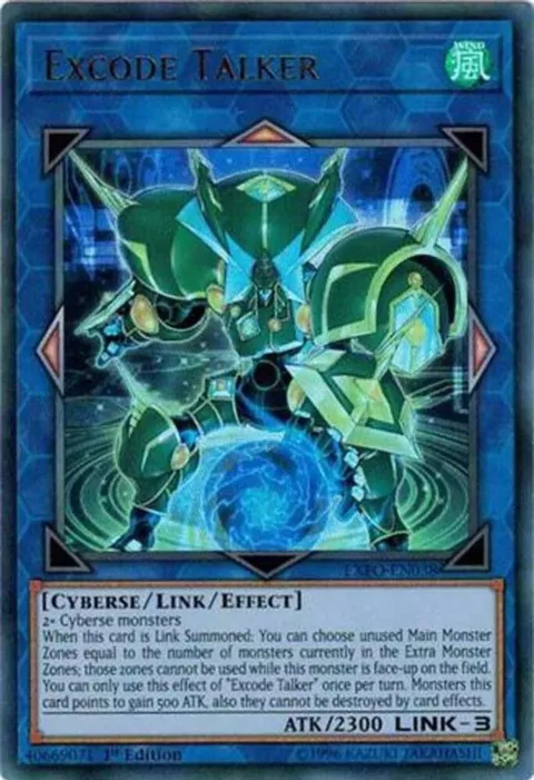 Excode Talker EXFO-EN038 Unlimited Yu-Gi-Oh card from Extreme Force