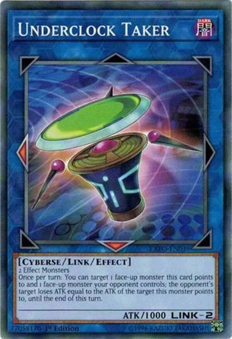 Underclock Taker EXFO-EN039 1st Edition Yu-Gi-Oh card from Extreme Force