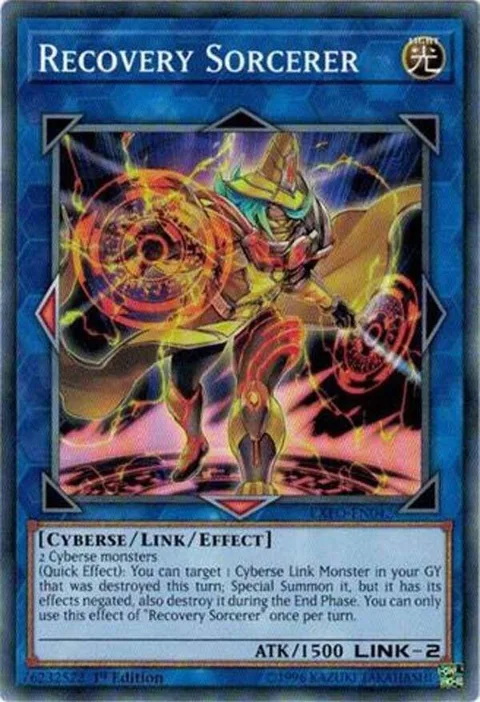 Recovery Sorcerer EXFO-EN042 1st Edition Yu-Gi-Oh card from Extreme Force