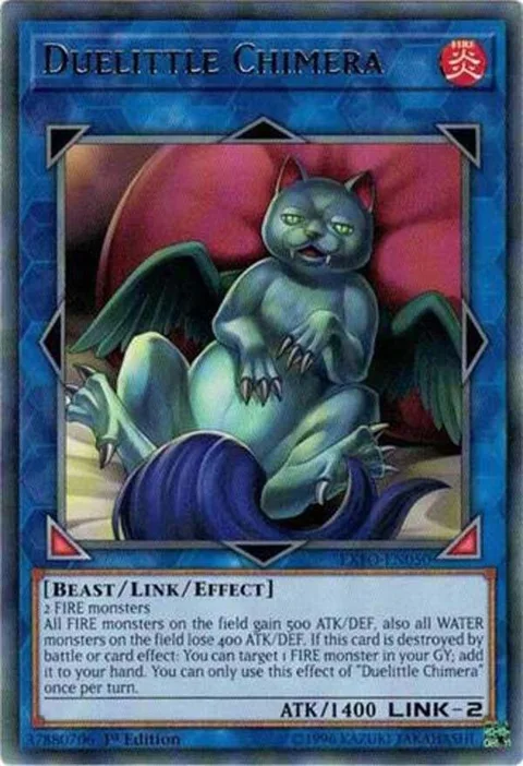 Duelittle Chimera EXFO-EN050 1st Edition Yu-Gi-Oh card from Extreme Force