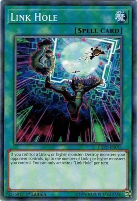 Link Hole EXFO-EN051 Yu-Gi-Oh card from Extreme Force