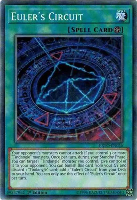 Euler's Circuit EXFO-EN055 Unlimited Yu-Gi-Oh card from Extreme Force