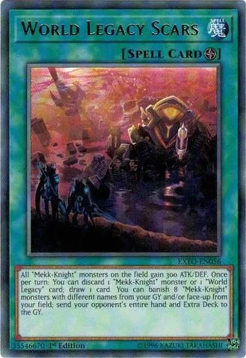World Legacy Scars EXFO-EN056 1st Edition Yu-Gi-Oh card from Extreme Force