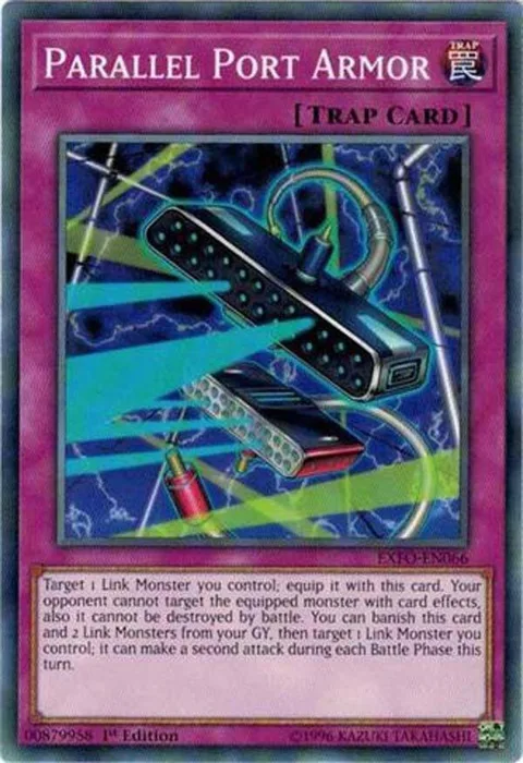 Parallel Port Armor EXFO-EN066 Yu-Gi-Oh card from Extreme Force