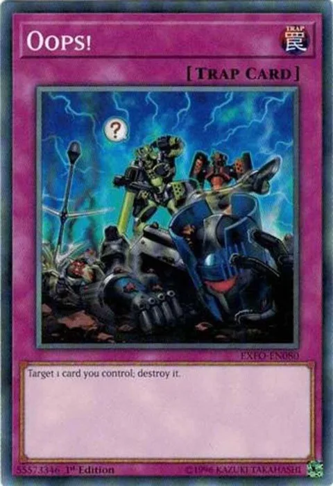 Oops! EXFO-EN080 Yu-Gi-Oh card from Extreme Force