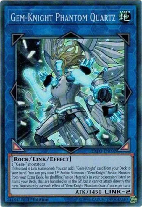 Gem-Knight Phantom Quartz EXFO-EN092 Unlimited Yu-Gi-Oh card from Extreme Force
