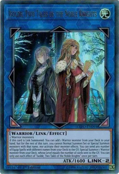 Isolde, Two Tales of the Noble Knights EXFO-EN094 Unlimited Yu-Gi-Oh card from Extreme Force