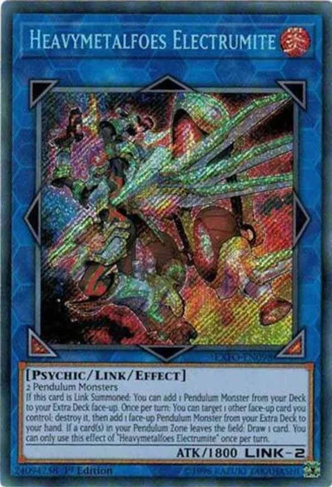 Heavymetalfoes Electrumite EXFO-EN098 Unlimited Yu-Gi-Oh card from Extreme Force