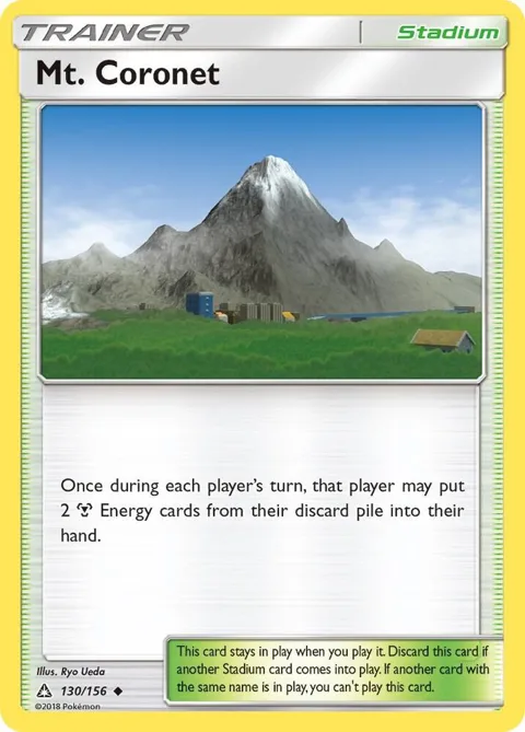 Mt. Coronet #130/156 Pokémon card from SM - Ultra Prism