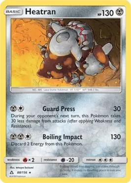 Heatran - 88/156 Prerelease Kit Exclusive #088/156 Pokémon card from Deck Exclusives