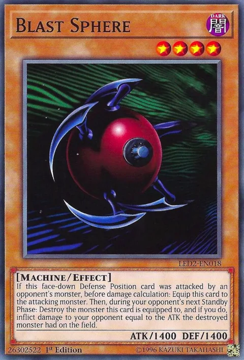 Blast Sphere LED2-EN018 Yu-Gi-Oh card from Legendary Duelists: Ancient Millennium