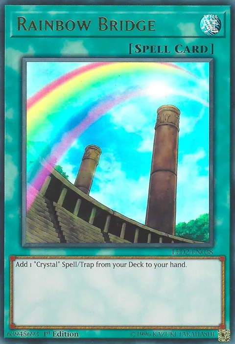 Rainbow Bridge LED2-EN038 Yu-Gi-Oh card from Legendary Duelists: Ancient Millennium