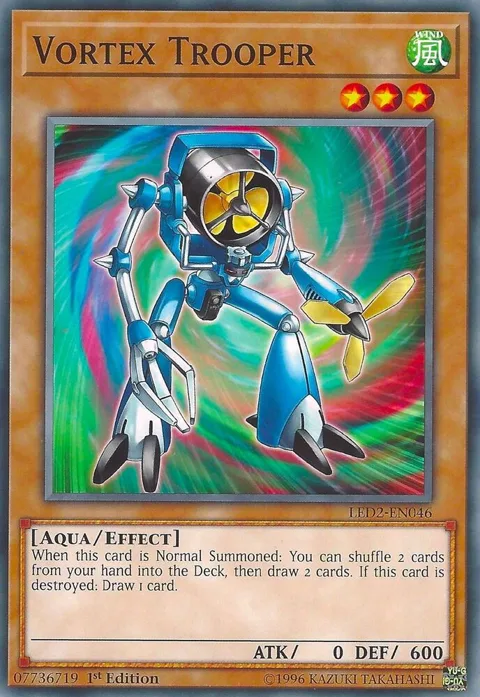 Vortex Trooper LED2-EN046 Yu-Gi-Oh card from Legendary Duelists: Ancient Millennium