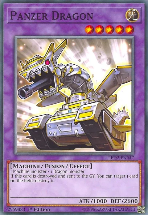 Panzer Dragon LED2-EN047 Yu-Gi-Oh card from Legendary Duelists: Ancient Millennium