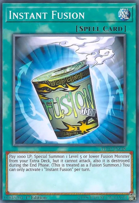 Instant Fusion LED2-EN048 Yu-Gi-Oh card from Legendary Duelists: Ancient Millennium