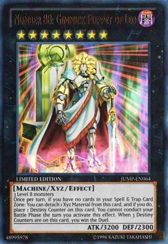 Number 88: Gimmick Puppet of Leo JUMP-EN064 Yu-Gi-Oh card from Shonen Jump Magazine Promos
