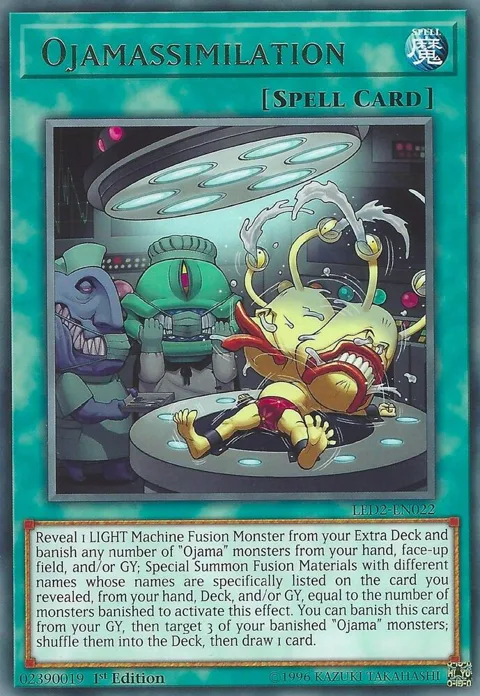 Ojamassimilation LED2-EN022 Yu-Gi-Oh card from Legendary Duelists: Ancient Millennium