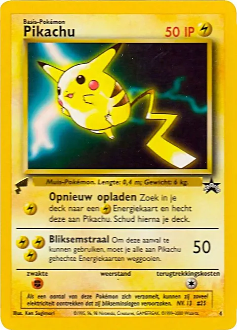 Pikachu Movie #4 Pokémon card from Pikachu World Collection Promos