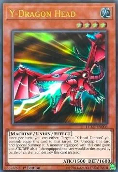 Y-Dragon Head LCKC-EN006 Unlimited Yu-Gi-Oh card from Legendary Collection Kaiba