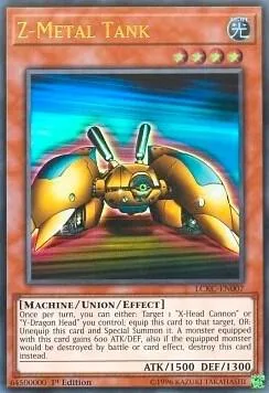 Z-Metal Tank LCKC-EN007 1st Edition Yu-Gi-Oh card from Legendary Collection Kaiba