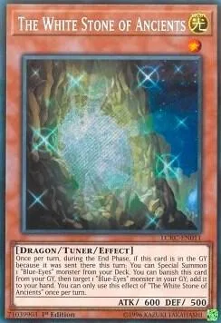 The White Stone of Ancients LCKC-EN011 Unlimited Yu-Gi-Oh card from Legendary Collection Kaiba