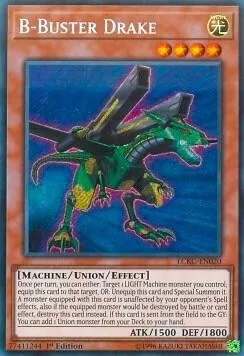 B-Buster Drake LCKC-EN020 1st Edition Yu-Gi-Oh card from Legendary Collection Kaiba