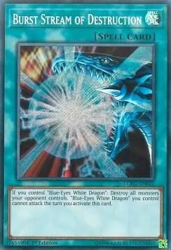 Burst Stream of Destruction LCKC-EN025 Unlimited Yu-Gi-Oh card from Legendary Collection Kaiba