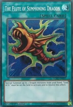 The Flute of Summoning Dragon LCKC-EN027 Yu-Gi-Oh card from Legendary Collection Kaiba
