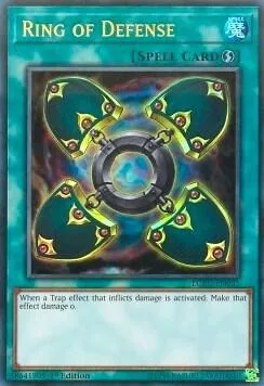 Ring of Defense LCKC-EN033 Unlimited Yu-Gi-Oh card from Legendary Collection Kaiba