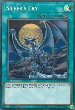 Silver's Cry LCKC-EN034 1st Edition Yu-Gi-Oh card from Legendary Collection Kaiba
