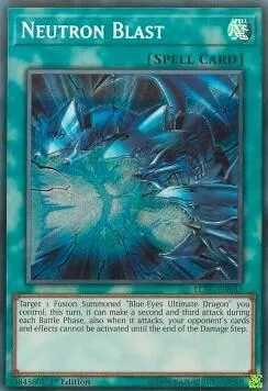 Neutron Blast LCKC-EN041 1st Edition Yu-Gi-Oh card from Legendary Collection Kaiba