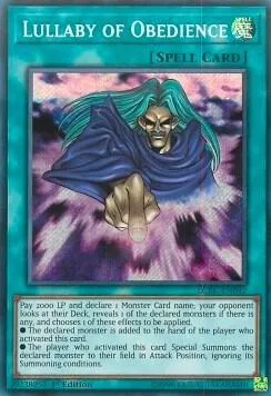 Lullaby of Obedience LCKC-EN042 Unlimited Yu-Gi-Oh card from Legendary Collection Kaiba