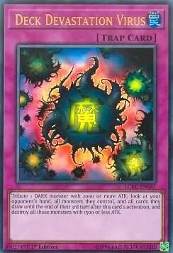 Deck Devastation Virus LCKC-EN047 Unlimited Yu-Gi-Oh card from Legendary Collection Kaiba