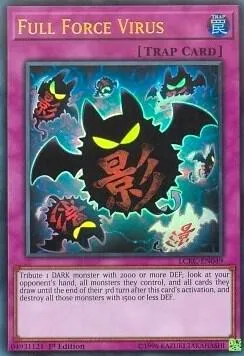 Full Force Virus LCKC-EN049 1st Edition Yu-Gi-Oh card from Legendary Collection Kaiba