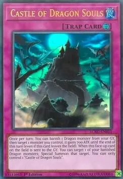 Castle of Dragon Souls LCKC-EN051 Unlimited Yu-Gi-Oh card from Legendary Collection Kaiba