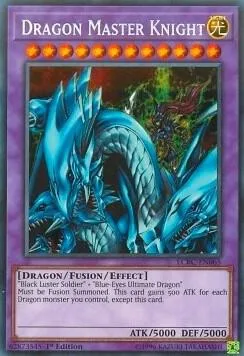 Dragon Master Knight LCKC-EN065 LC06 Unlimited Yu-Gi-Oh card from Legendary Collection Kaiba