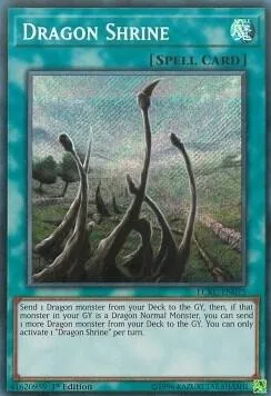 Dragon Shrine LCKC-EN075 Unlimited Yu-Gi-Oh card from Legendary Collection Kaiba