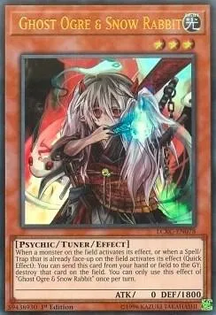 Ghost Ogre & Snow Rabbit LCKC-EN078 Unlimited Yu-Gi-Oh card from Legendary Collection Kaiba