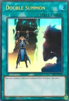 Double Summon LCKC-EN091 Unlimited Yu-Gi-Oh card from Legendary Collection Kaiba