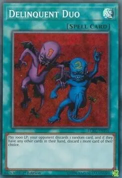 Delinquent Duo LCKC-EN101 LC06 Unlimited Yu-Gi-Oh card from Legendary Collection Kaiba