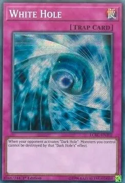 White Hole LCKC-EN102 Unlimited Yu-Gi-Oh card from Legendary Collection Kaiba