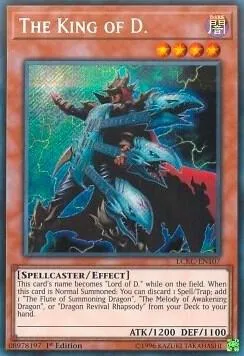 The King of D. LCKC-EN107 Yu-Gi-Oh card from Legendary Collection Kaiba