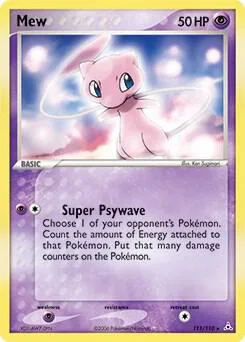 Mew - 111/110 Non-Holo DVD Promo #111/110 Pokémon card from Miscellaneous Cards & Products
