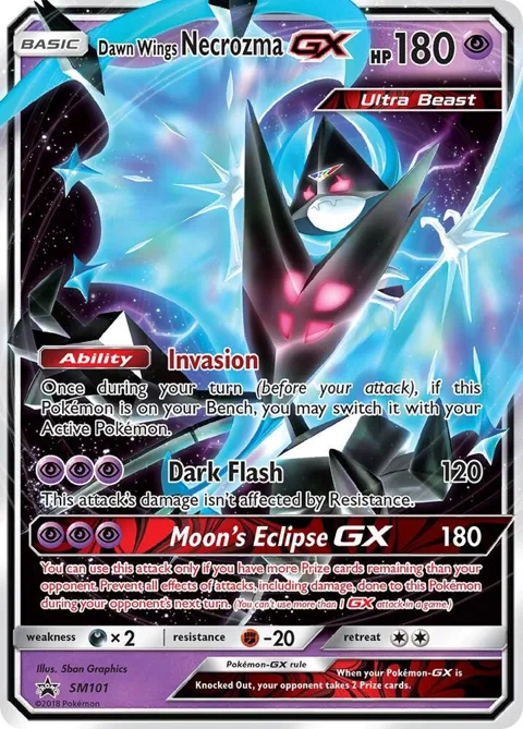 Dawn Wings Necrozma GX #SM101 Holofoil Pokémon card from SM Promos