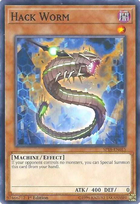 Hack Worm SP18-EN015 Yu-Gi-Oh card from Star Pack VRAINS
