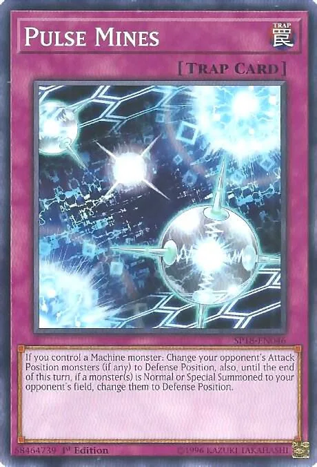 Pulse Mines SP18-EN046 Yu-Gi-Oh card from Star Pack VRAINS