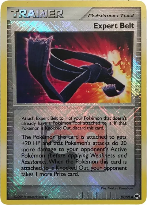 Expert Belt - 87/99 League Promo #087/099 Reverse Holofoil Pokémon card from League & Championship Cards