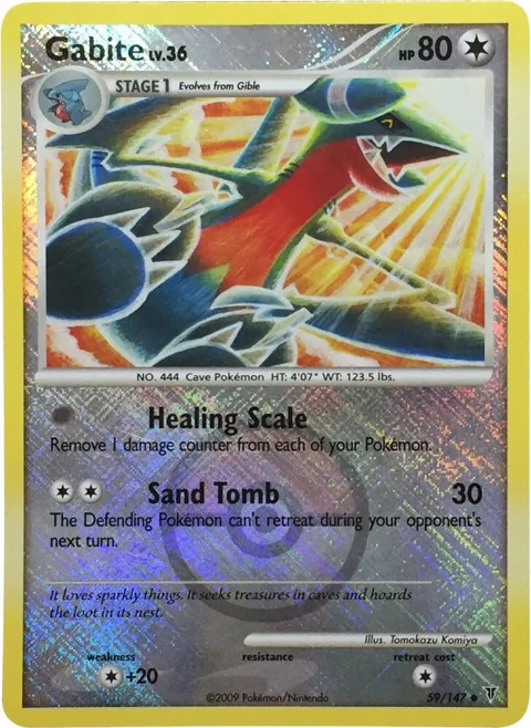 Gabite - 59/147 Championship Promo #059/147 Reverse Holofoil Pokémon card from League & Championship Cards