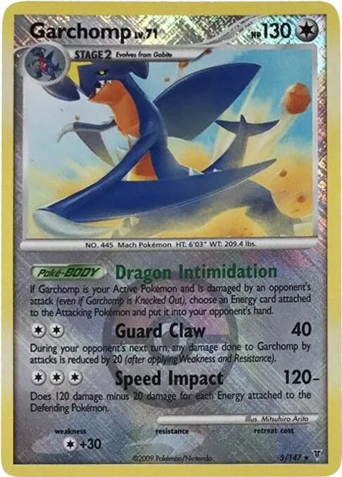 Garchomp - 5/147 Championship Promo #005/147 Reverse Holofoil Pokémon card from League & Championship Cards