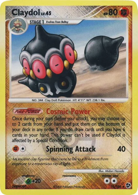 Claydol - 15/106 League Promo #015/106 Reverse Holofoil Pokémon card from League & Championship Cards
